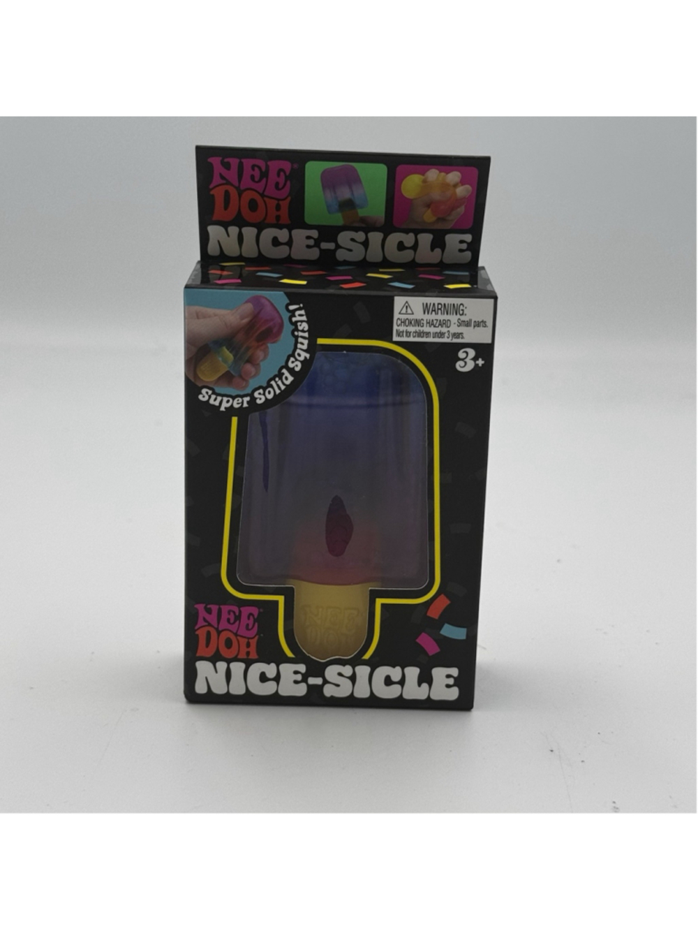 NeeDoh Nice-Sicle Popsicle Purple Multicolor Sensory Fidget Toy New but opened
